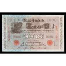 Германия 1000 марок 1910 г. ( 1916 г.)